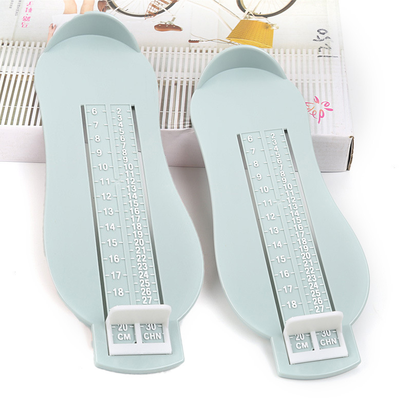 Baby Foot Measurer accurately measures infant and toddler foot sizes for shoe sizing, children's home daily use set