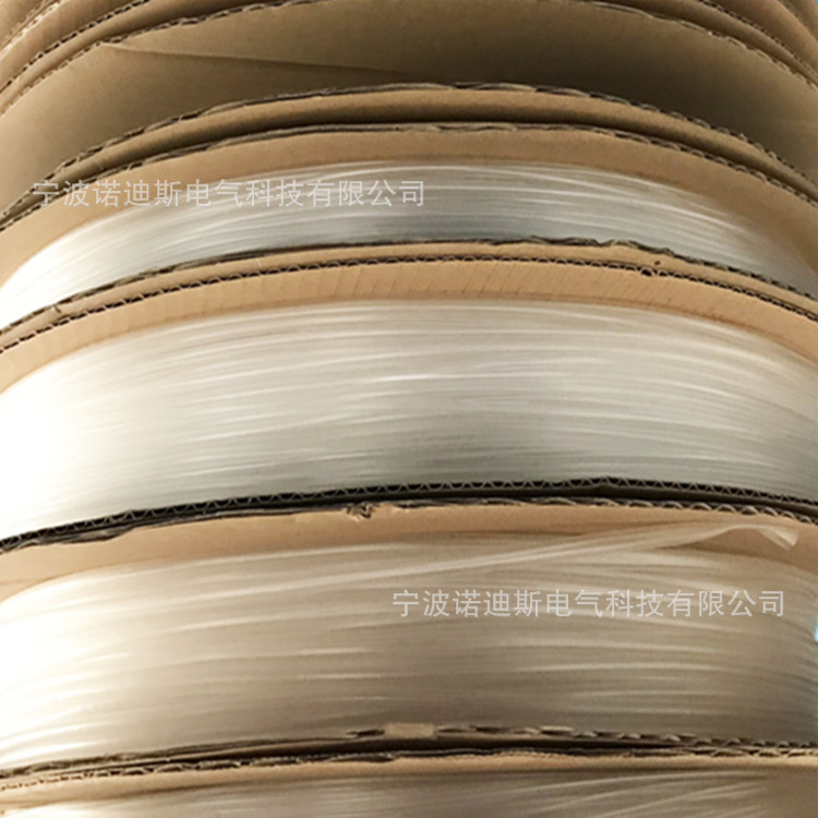 厂家批发透明热缩管绝缘套管热收缩管薄壁电工电线保护白色塑料管