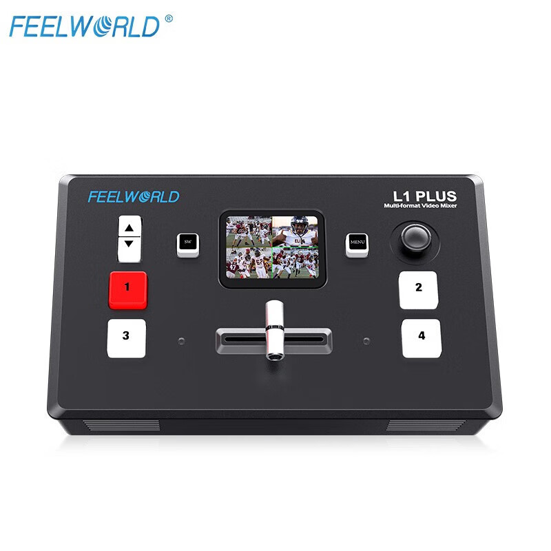 Fuweide L1 PLUS estación de conmutación de guía de transmisión de canal de alta definición en el sitio de producción de 4 canales de HDMI