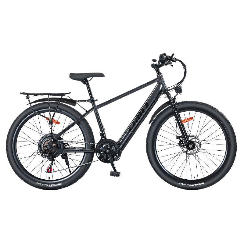 Auto Parts and Accessories – Diàndòngchē Bicycle Hidden Lithium - 26-inch-metallic-gray-spoke-wheel-21-speed-disc-brake-36v5ah