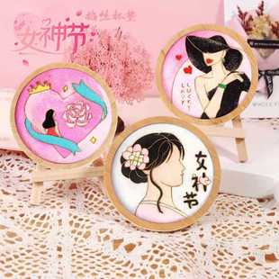 ✅ Cloisonne Enamel Coaster Mother's Day Handmade Activity DIY Material Package Cloisonne Crafts Company Salon Gift