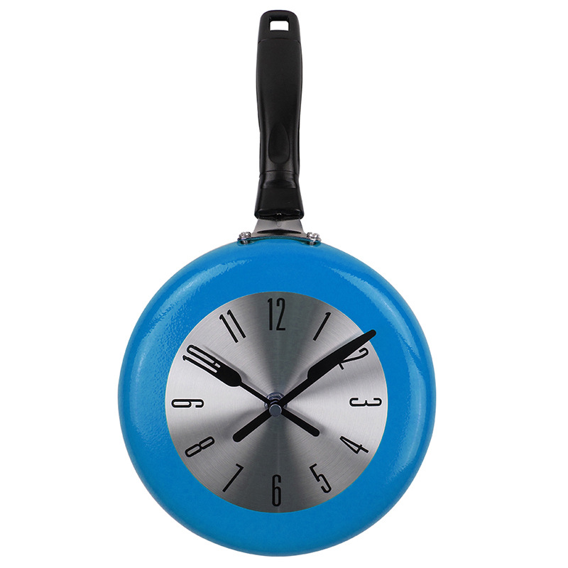 Tamaño pequeño reloj retro de 8 pulgadas reloj de pan de metal creativo sala de estar Reloj de pared simple reloj de pared reloj de cuarzo