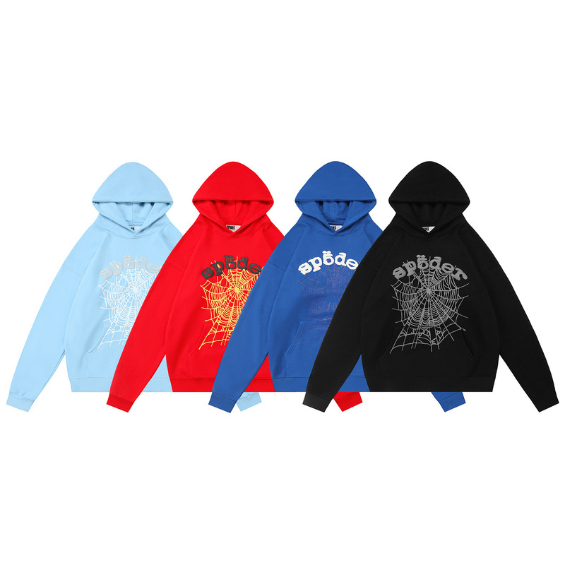 Overseas Trendy Brand Spider Hoodie American Casual Foam-Print Heavyweight Sp555 Sweatshirt in Stock for Men and Women Overseas Trendy Brand Spider Hoodie American Casual Foam-Print Heavyweight Sp555 Sweatshirt in Stock for Men and Women