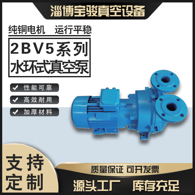 2BV5系列水环真空泵 工业化工CNC精雕机模具 铸铁/不锈钢叶轮厂家