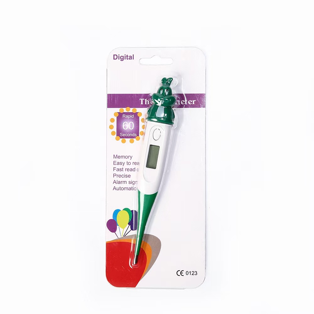 Cartoon soft head green rabbit (English plug -in card installation)