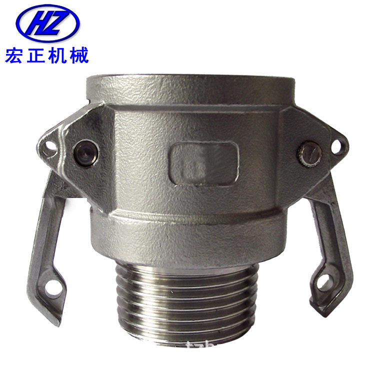 现货供应B型 不锈钢扳把式接头 外螺纹快速母接头 1寸-6寸阴接头