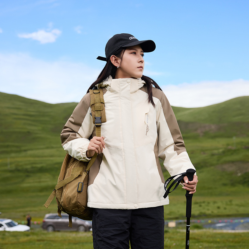 Chaqueta Acolchada con Capucha para Parejas de Poliéster, Con Capucha, Térmico, para Invierno y Uso Casual image 14