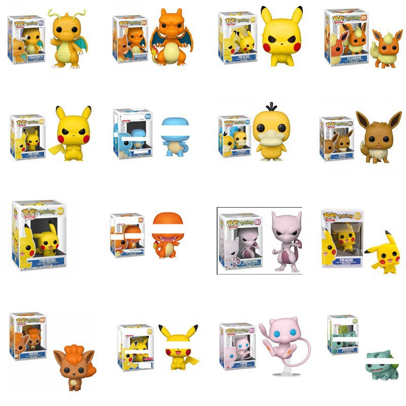 Maravillosa semilla de rana pequeño dragón de fuego mascota elfo Jenny tortuga Pikachu juguetes de decoración hechos a mano 353 tesoro mágico