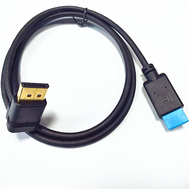源头厂1.2版DP测试线自动化设备DP全塑胶头测试线塑胶头DP弯头线