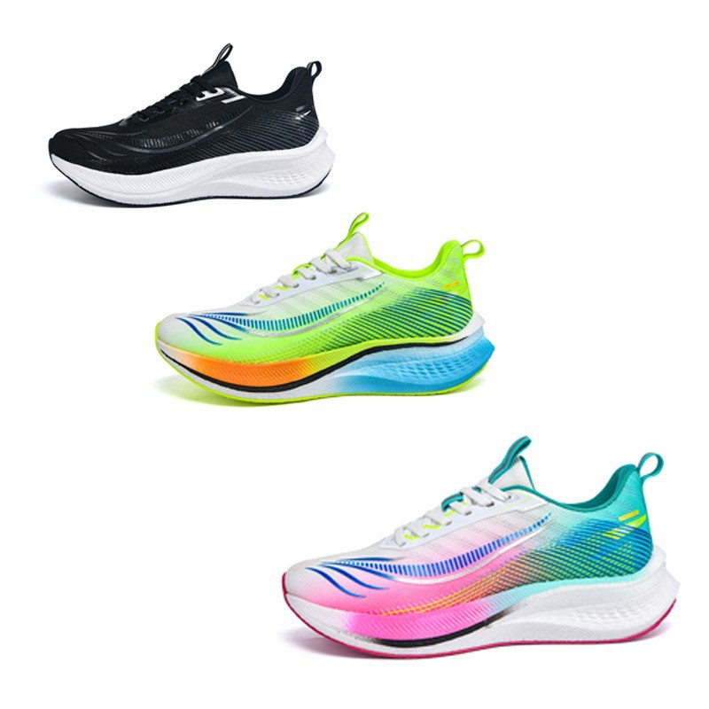 Cross-border Red Rabbit 8 nuevo color deportivo amortiguador ultra ligero zapatos de carreras soporte de carbono zapatos de correr superiores transpirables