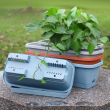 批发特大种菜盆 阳台蔬菜瓜果长条盆 长方形塑料树脂养花大花盆