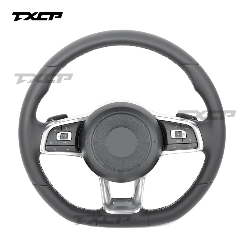 Suitable for Volkswagen 7th generation Golf mk7, Yilang, Sagitar, GTI upgraded and modified full-leather steering wheel