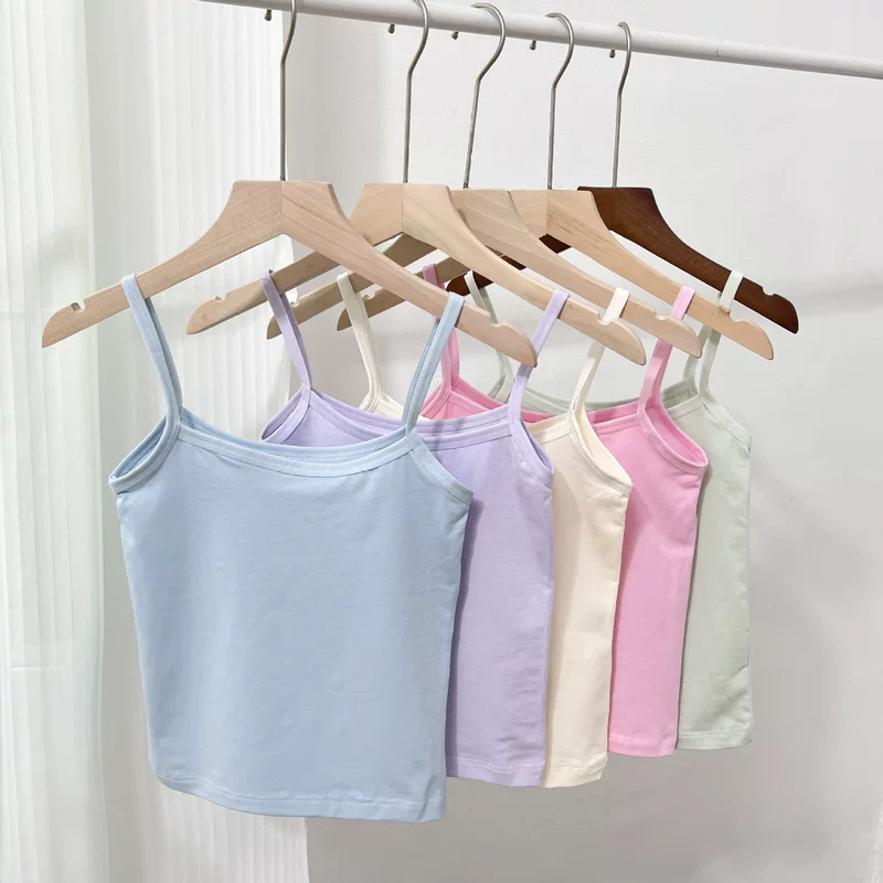 Vest, wireless bra, protective underware for elementary school students, shockproof bra top