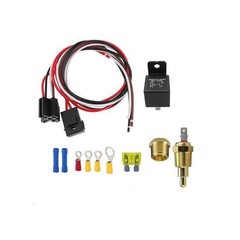 40A シングルワイヤーハーネス防水リレーキット定温冷却電動ファン 185 オープン車電動ファンキット