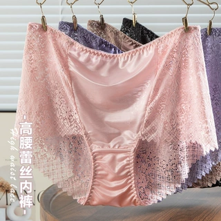 高腰蕾丝内裤女大码纯棉内裆琼斯无痕性感高雅女士内裤外贸三角裤