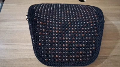 Mat Single Piece Bodhi Cooling Mat, Multi-function pad - hooked-bodhi-black-net-cafe-beads-lumbar-support