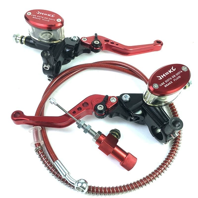 250cc suitable for Honda Yamaha – Other brake systems - red-oval-hydraulic-clutch-right-pump