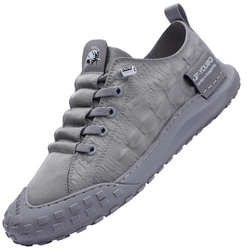 2024 Spring New Canvas Shoes Korean Style Cloth Shoes Men's Shoes Umbrella Cloth Baotou Men's Ice Silk Casual Trendy Shoes