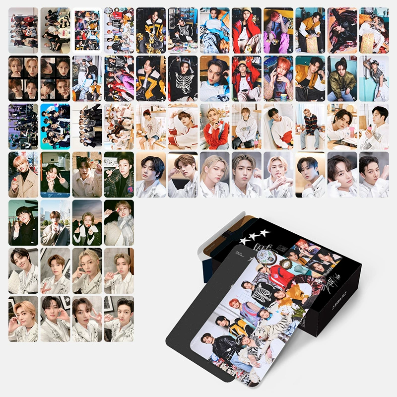 Спот 60 двусторонних карточек для фотографий STRAYKIDS пятизвездочное новое альбом периферийная карточка поддержки LOMO звезда