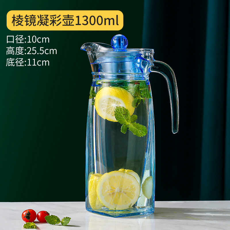 Lemeiya vidrio hervidor frío verano hogar resistente a altas temperaturas tetera hervidor frío taza de agua engrosada pico de pato olla empate olla