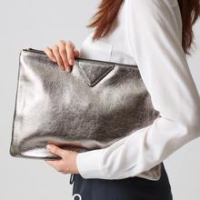 Fashion Women Clutches Oversized PU Leather Envelope Clutch