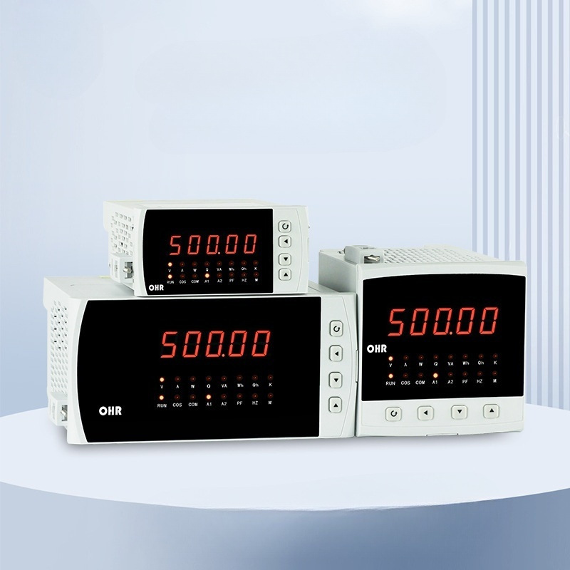邦特尔单相电量表智能交流电流电压表三相平衡功率工频周波电力仪