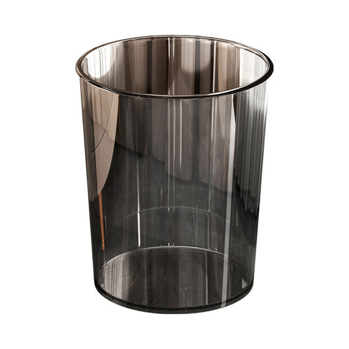 Internet celebrity trash can household light luxury transparent bedroom bathroom simple office living room large capacity paper basket large