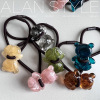 Cute universal hair rope, bow tie, flowered, simple and elegant design, with little bears