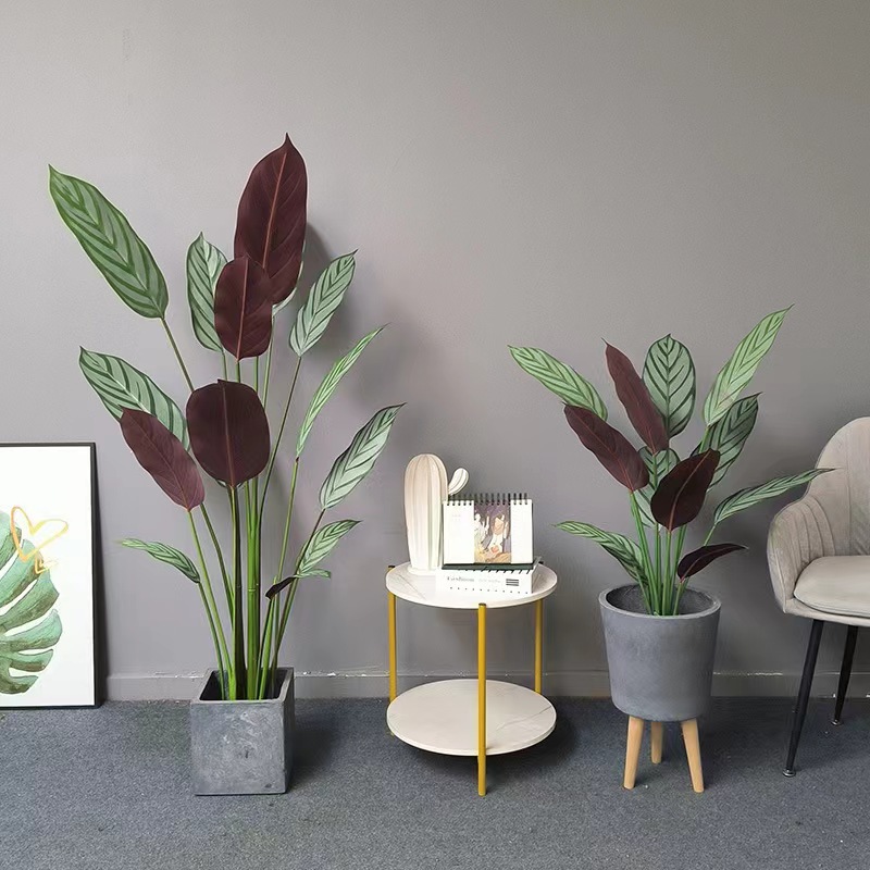 Nórdico paraíso pájaro bonsai salón decoración falso árbol Qin Ye Rong simulación planta maceta planta de simulación al por mayor