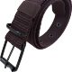 Porous canvas belt men's jeans cloth pants pin buckle leather student youth Korean style belt women