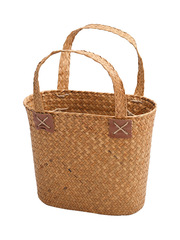 T9J5批發海草編收納筐竹編花籃提籃收納籃菜籃裝飾野餐提包整理籃