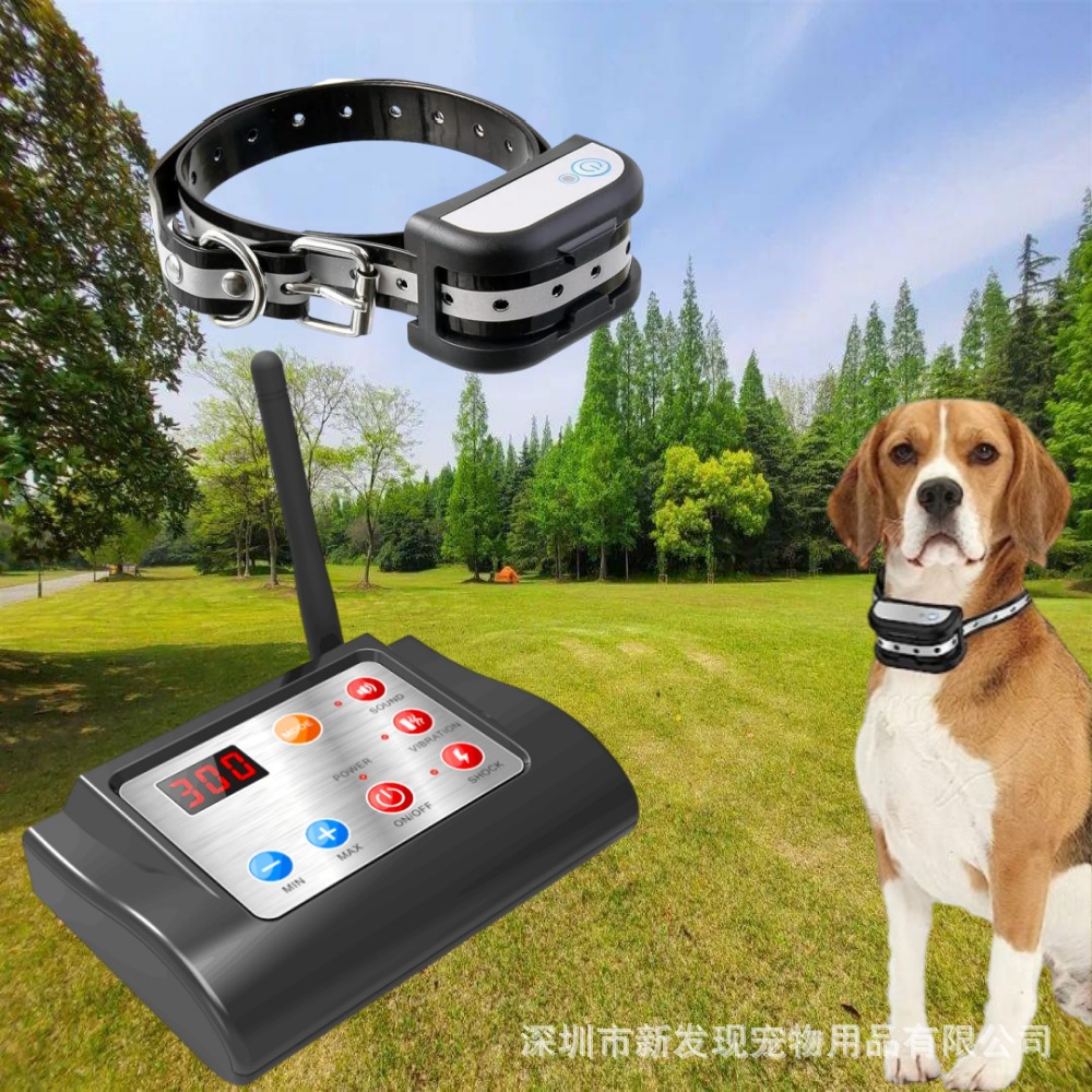 Remote Control Wireless Pet Electronic Invisible Fence Dog Training Device Anti-Barking Device Pet Dog Fence Factory