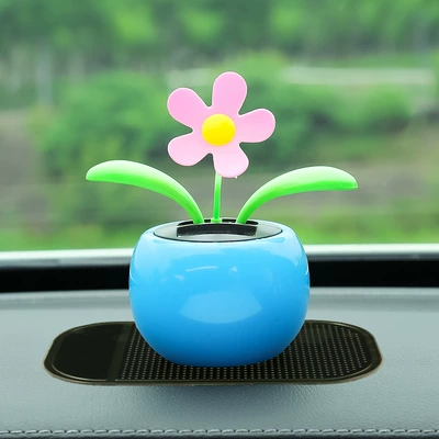 Car ornaments – interior decoration one-piece delivery - blue-sunflower-non-slip-mat