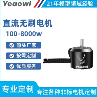 无刷直流有感高转速防水马达IP68电动水下清洁机器人涵道船模电机