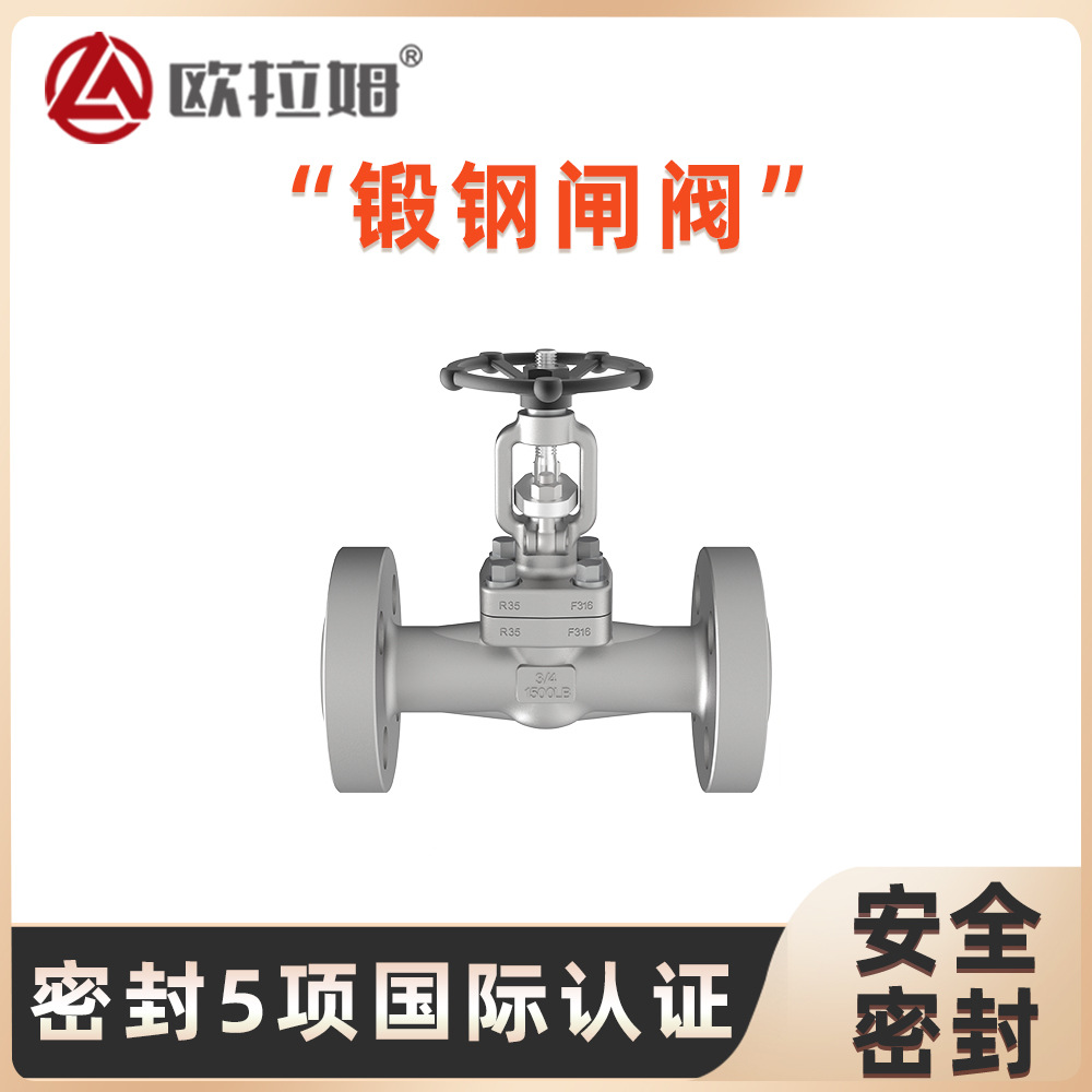 锻钢闸阀 1500Lb压力 手动驱动 法兰连接 可优化聚合装置性能
