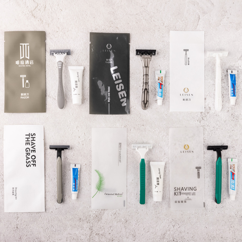 Star Hotel Disposable Razor Shaving Cream Set Home Hospitality Razor Bathhouse Razor Star Hotel Disposable Razor Shaving Cream Set Home Hospitality Razor Bathhouse Razor