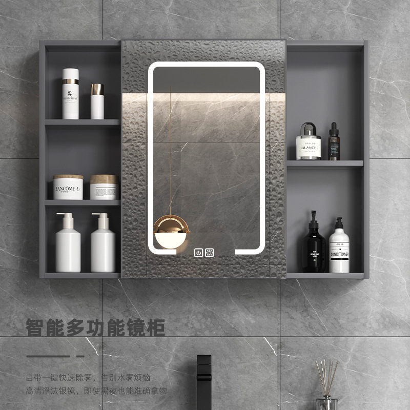 gabinete de baño de aluminio espacio a prueba de humedad combinación simple lavabo cerámica integral lavabo lavabo lavabo