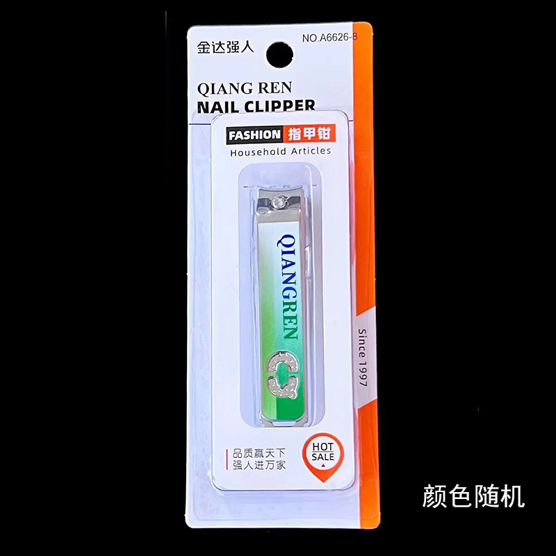 Hombre fuerte al por mayor 2025 nuevo cortaúñas de embalaje independiente grande cortaúñas diagonales cortaúñas planas