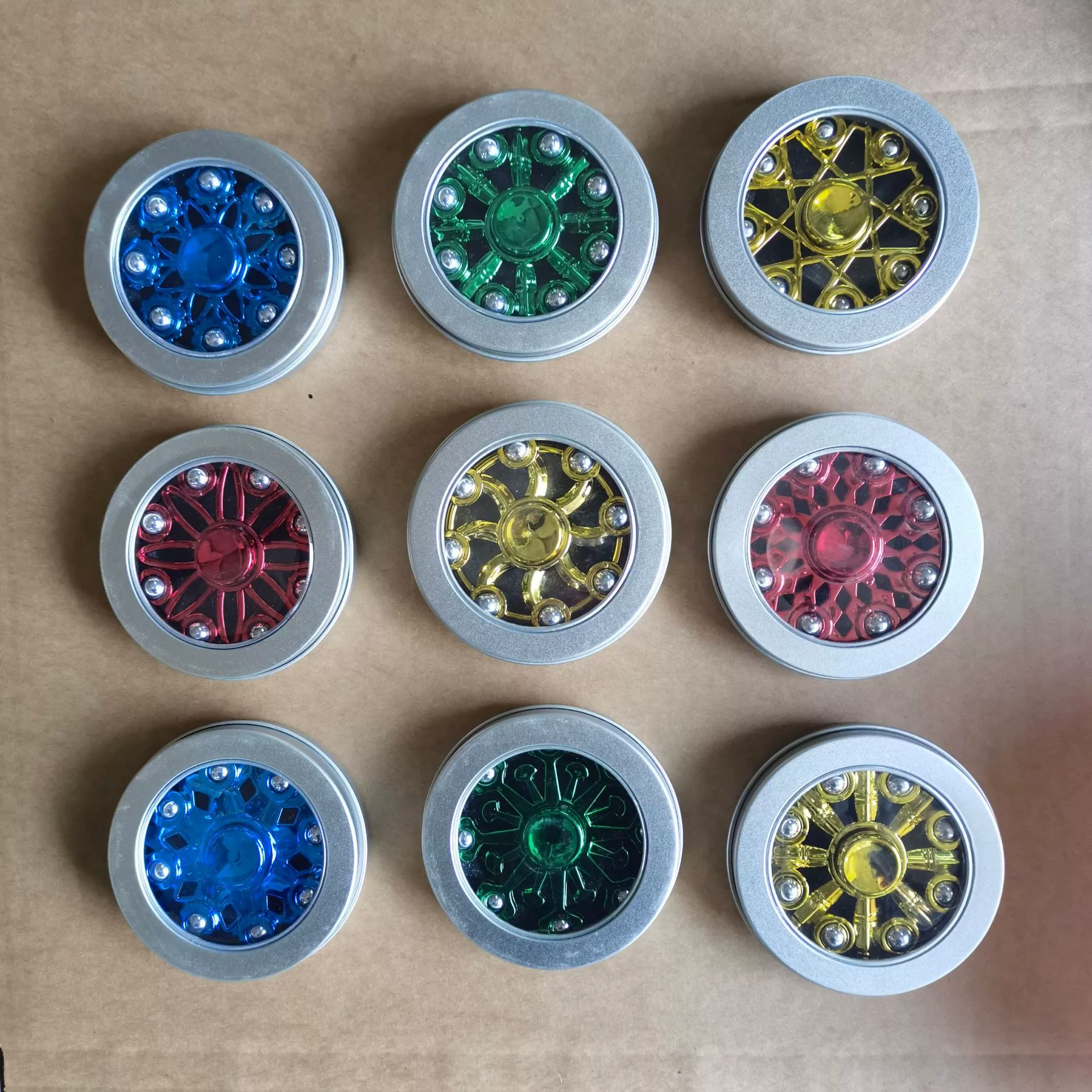 Трансграничная стальная бусина кончик пальца гироскоп офис Xuan восемь бусин металлический гироскоп Студенческая игрушка гальванический гироскоп для пальцев