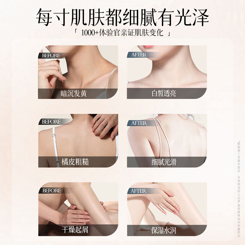 Star Window Fruit Acid Light Moisturizing Body Lotion, fragancia duradera, piel refrescante e hidratante, esencia corporal hidratante