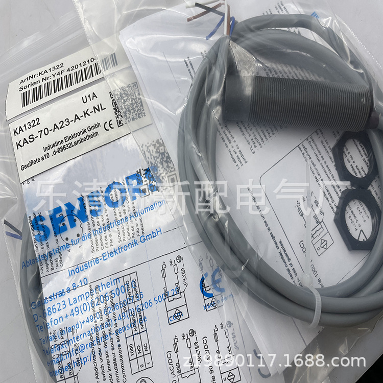 专业现货全新KAS-70-35-A-M32-PTFE-100°C感应开关质保一年