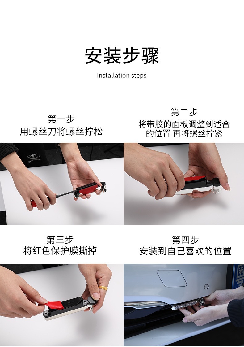 Wind-Powered Daytime Running Lights for Car Grille, Warning Strobe Lights, Vehicle-Mounted Wind Energy Generation, Colorful, No-Wiring, Wind-Driven Decorative Lights