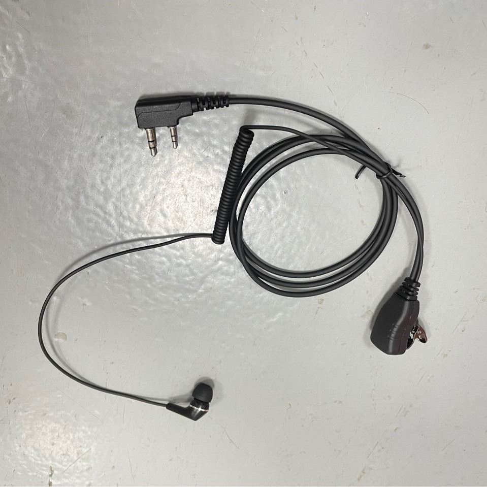 Walkie-Talkie auricular boca ancha en la oreja cómodo resorte de alambre 888S 3107 3207 pequeño auricular de alambre