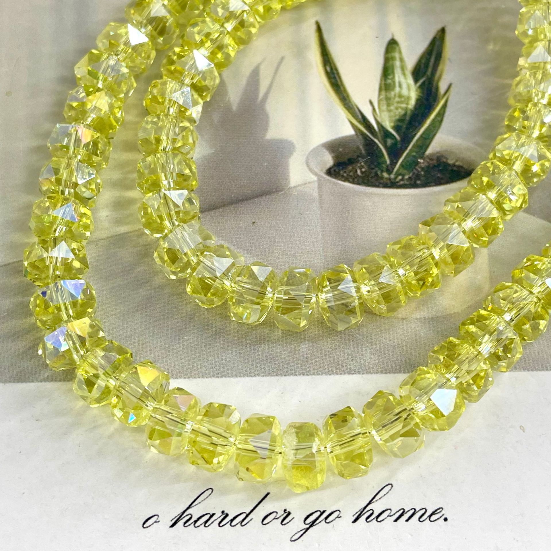 8mm Rainbow Wheel Jingjing Diy Jewelry Este embrión Vidrio Cristal Jewelry Pulsera Collar Moda Jewelry Accesorios dispersos