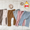 ins Korean Edition baby trousers Spring Exorcism baby leisure time Leggings Autumn and winter Plush keep warm Self cultivation trousers