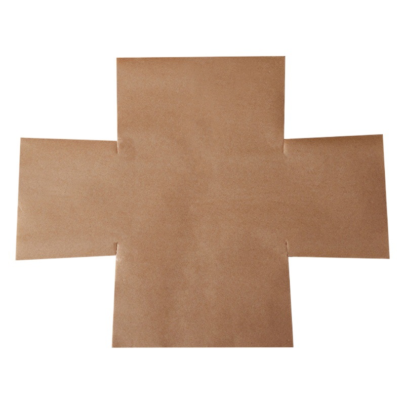 450g de pan tostado de oro almohada soporte de papel de aceite de desmoldeo resistente a altas temperaturas 250g de hornear molde de papel de borde de papel almohadilla de papel