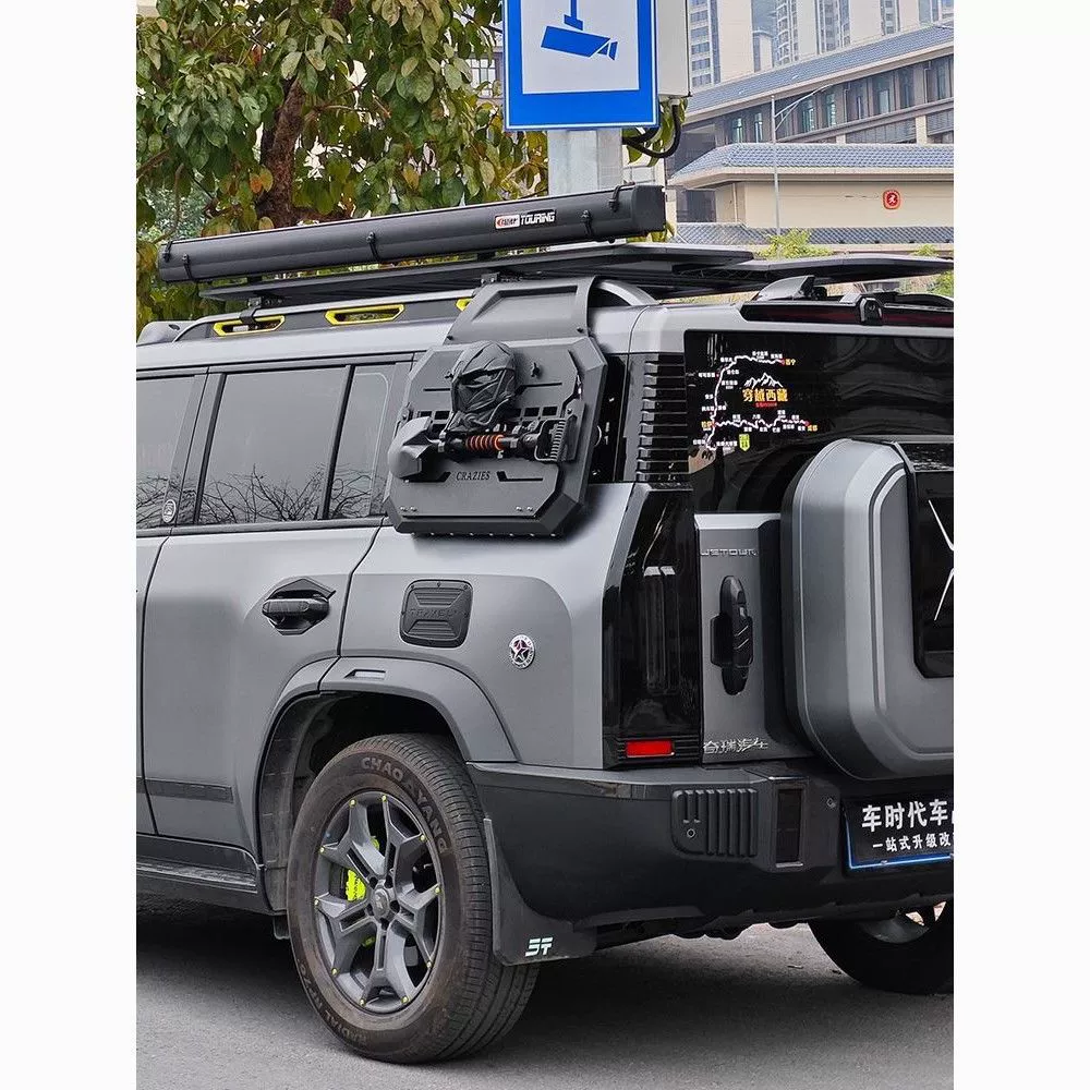 Подходит для Jietu Traveler, механическая сумка для бокового окна, расширительная подвесная сетка, модификация сетки, маска, инженерная лопата Shanhai T2