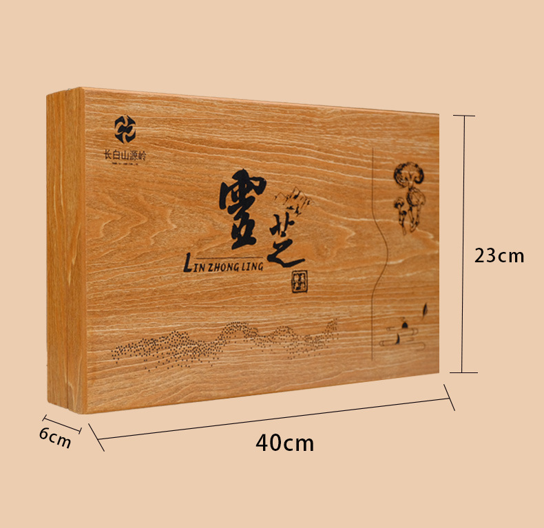 Whole Reishi Mushroom Changbai Mountain Dried Lingzhi Gift Box Nourishing Herbal Wellness in use