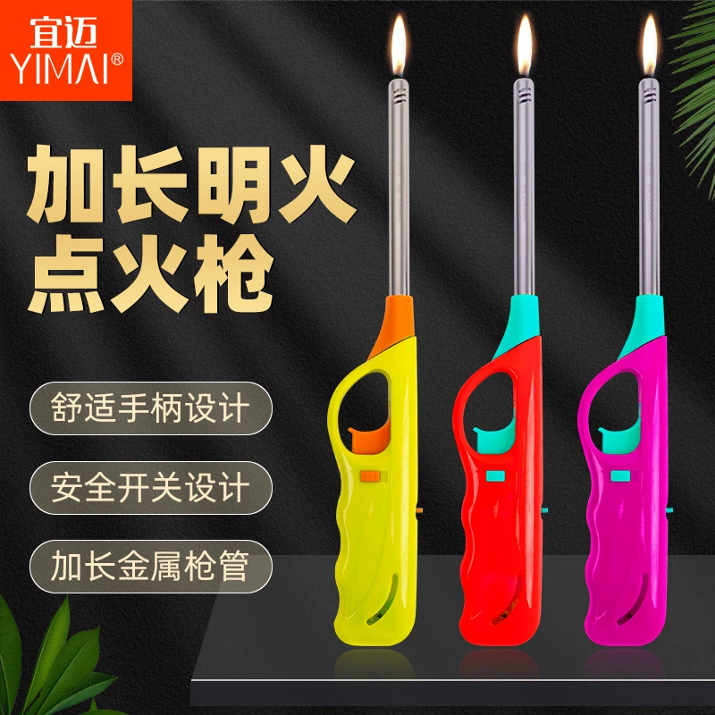 В наличии 838 # удлиненная Зажигалка 27 см Зажигалка для пистолета с открытым пламенем креативная Заводская прямая поддержка поколения