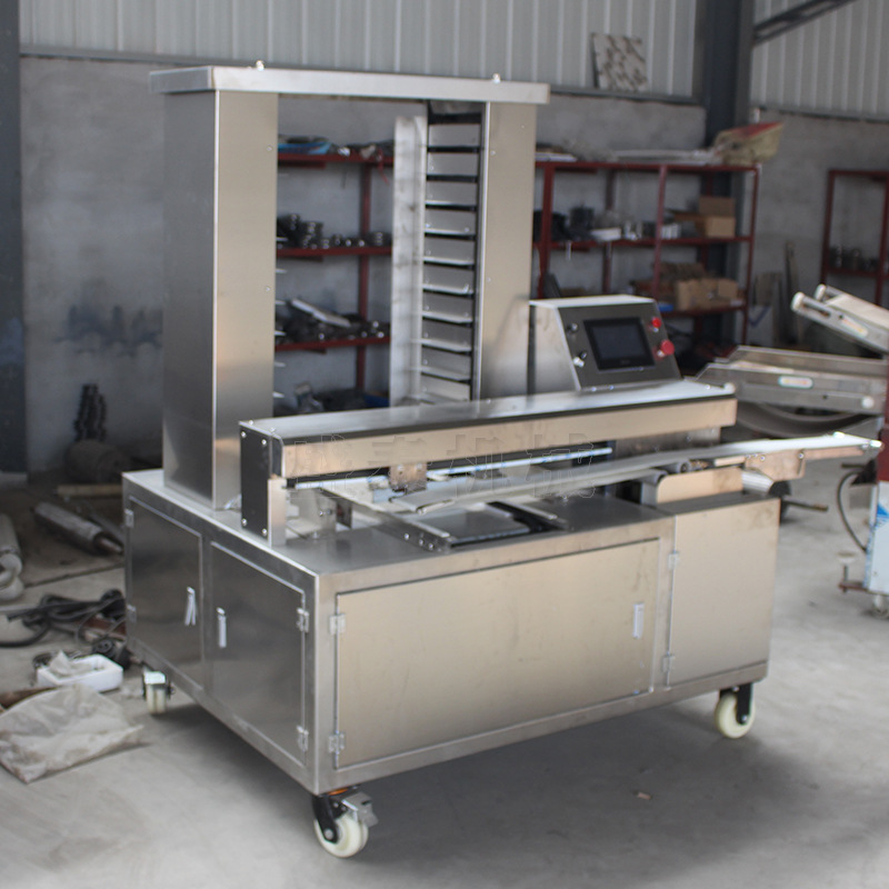 不锈钢方馒头摆盘机商用圆馒头摆盘机全自动馒头设备机